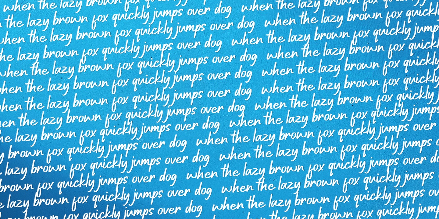 Example font Luxory #7